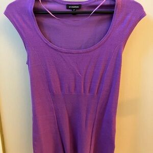 Le Chateau Purple Sleeveless Top